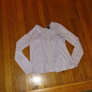 light blue 2000s button up blouse/cardigan from the limited size small